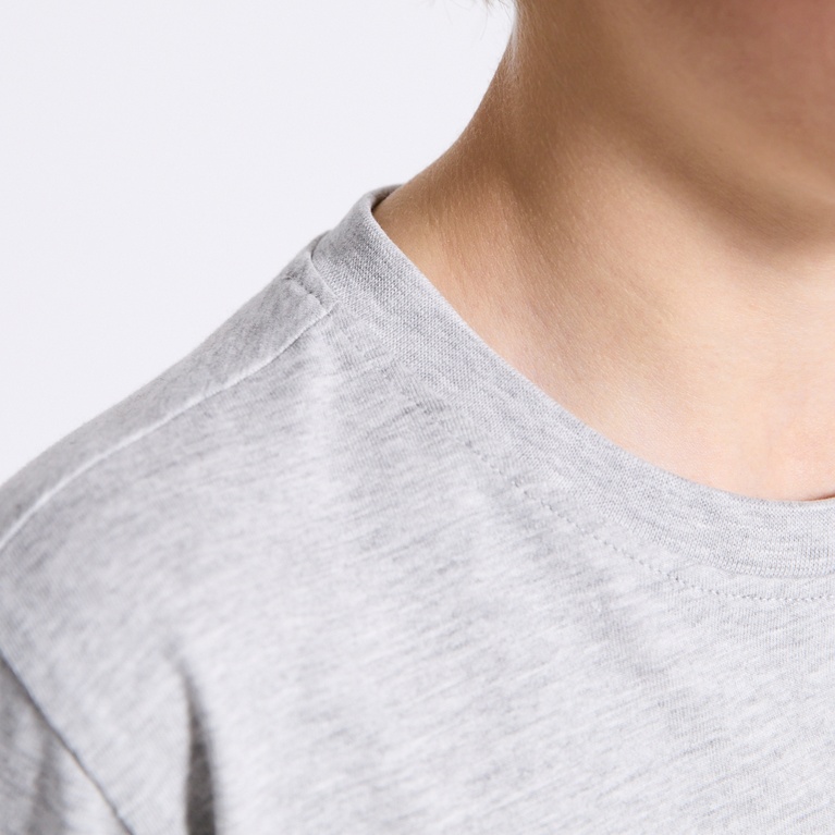 Basic tee "Andie" Grey melange 3